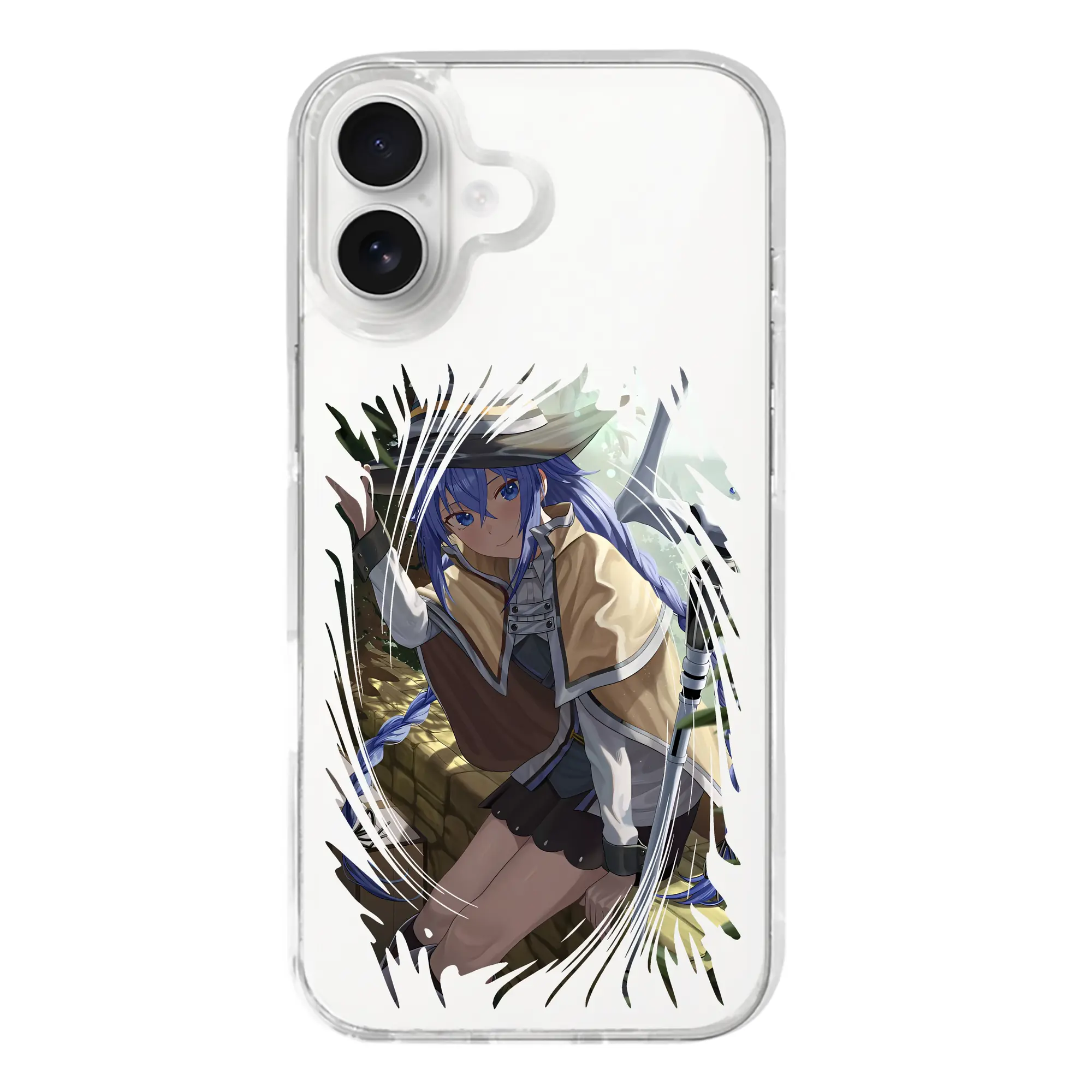 無職転生 グッズ,ロキシー・ミグルディア - iPhone 17シリーズ 透明スマホケース – 薄型・耐衝撃・精密フィット保護カバー